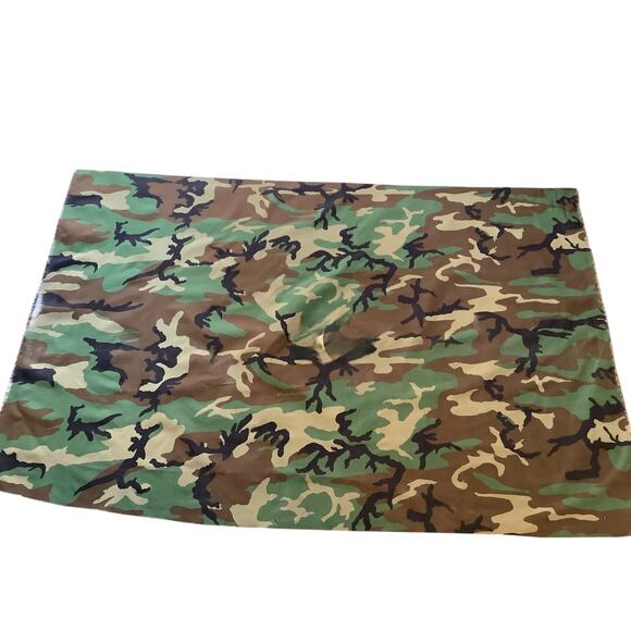 Vintage Military Woodland Ripstop Fabric MTL-23, 65"W x 36"L - Picture 1 of 3